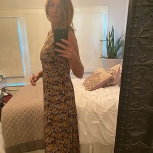 Sundance maxi in purples and yellow floral